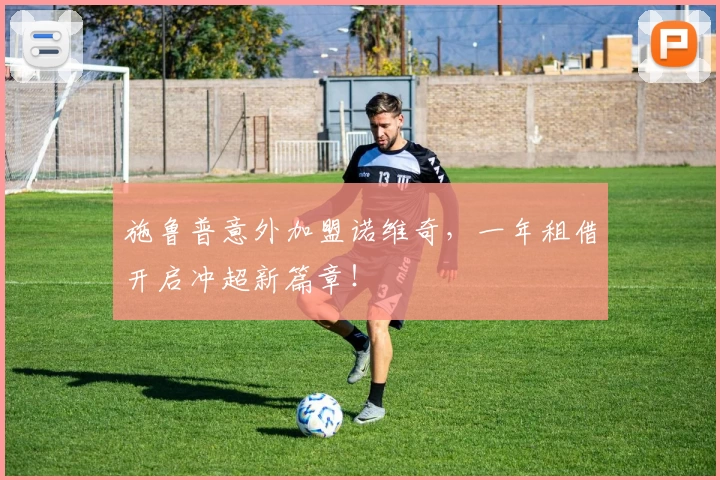 施鲁普意外加盟诺维奇,一年租借开启冲超新篇章!